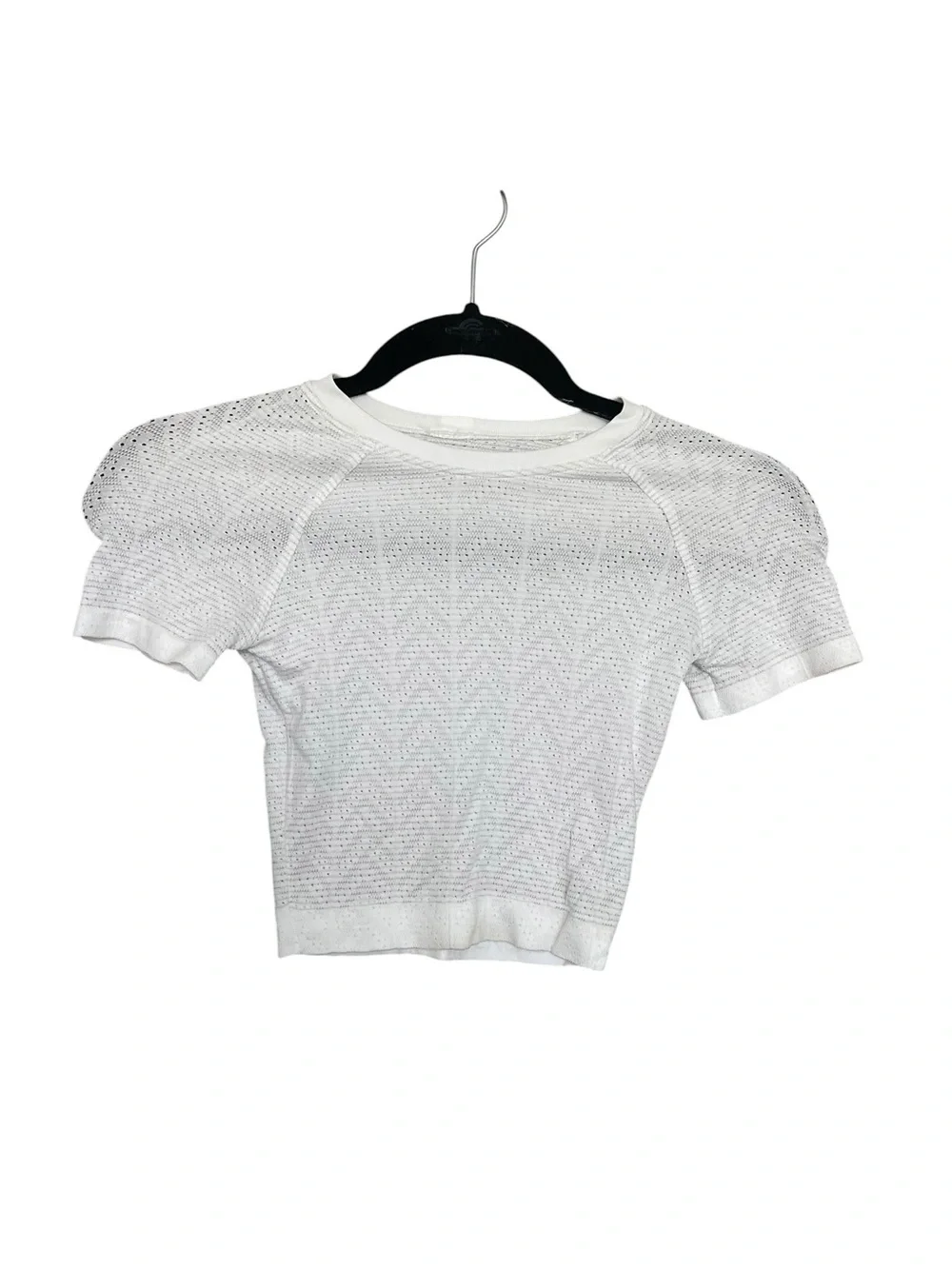 Lululemon White Short Sleeve Top